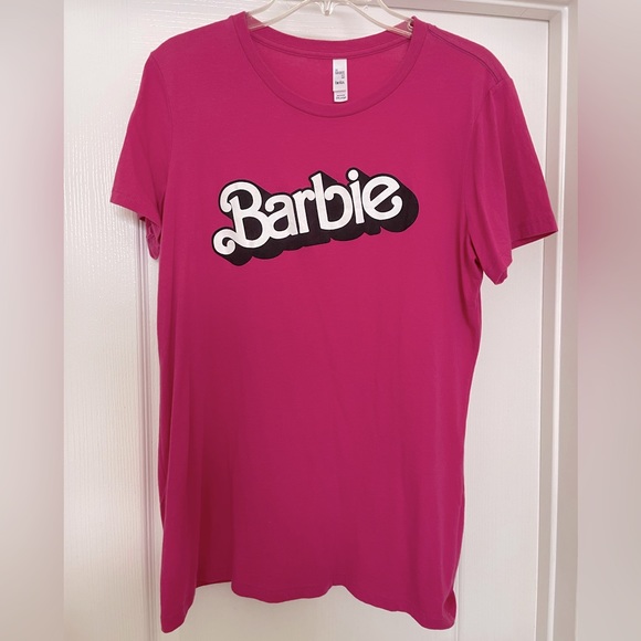 bella Tops - Bella The Favorite Tee Barbie short sleeve tshirt size 2XLarge- BarbieCore pink